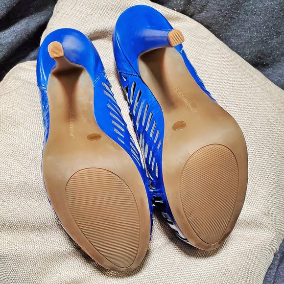 Elegant Blue Women's Heels - Picture 4 of 6